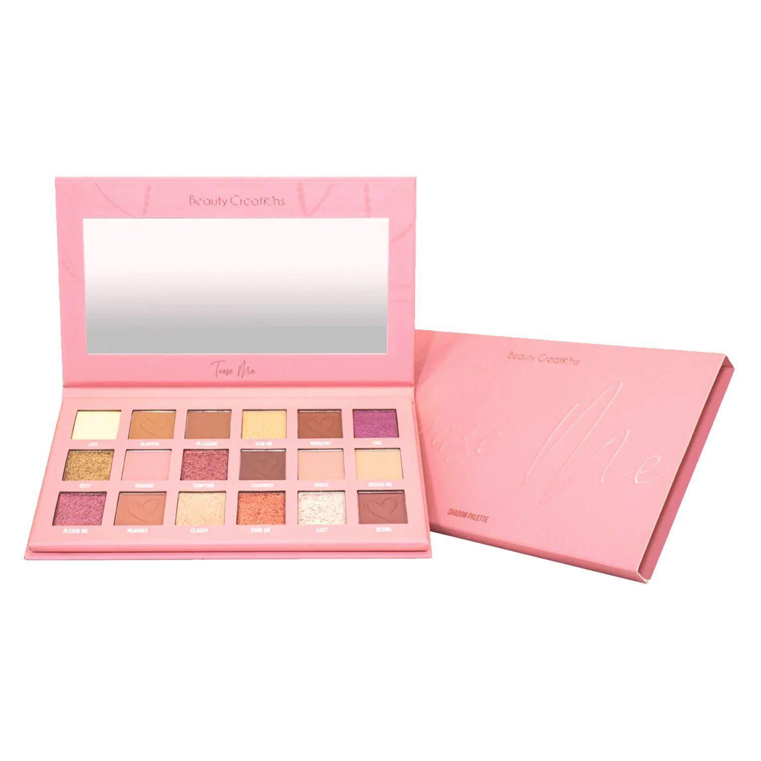 Pack Paleta De Sombra “Tease Me” + Set 24 Brochas Pastel Cotton Candy de Beauty Creations-4