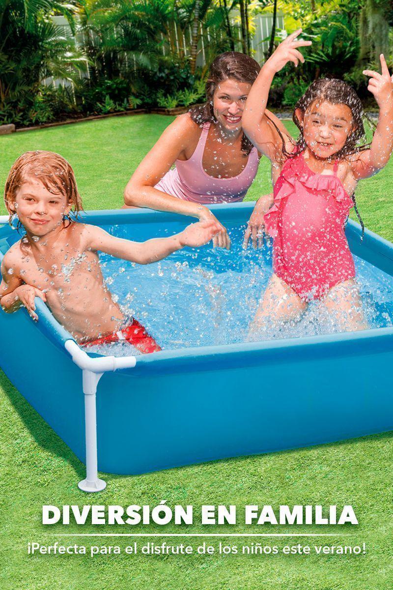 Piscina para Niños 399Lts 33cmx122cmx122cm Azul-4