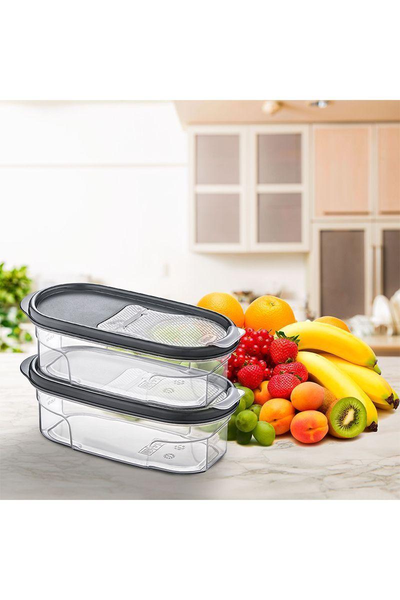 Contenedor Alimentos 0,6 Lt Dry Gris-3