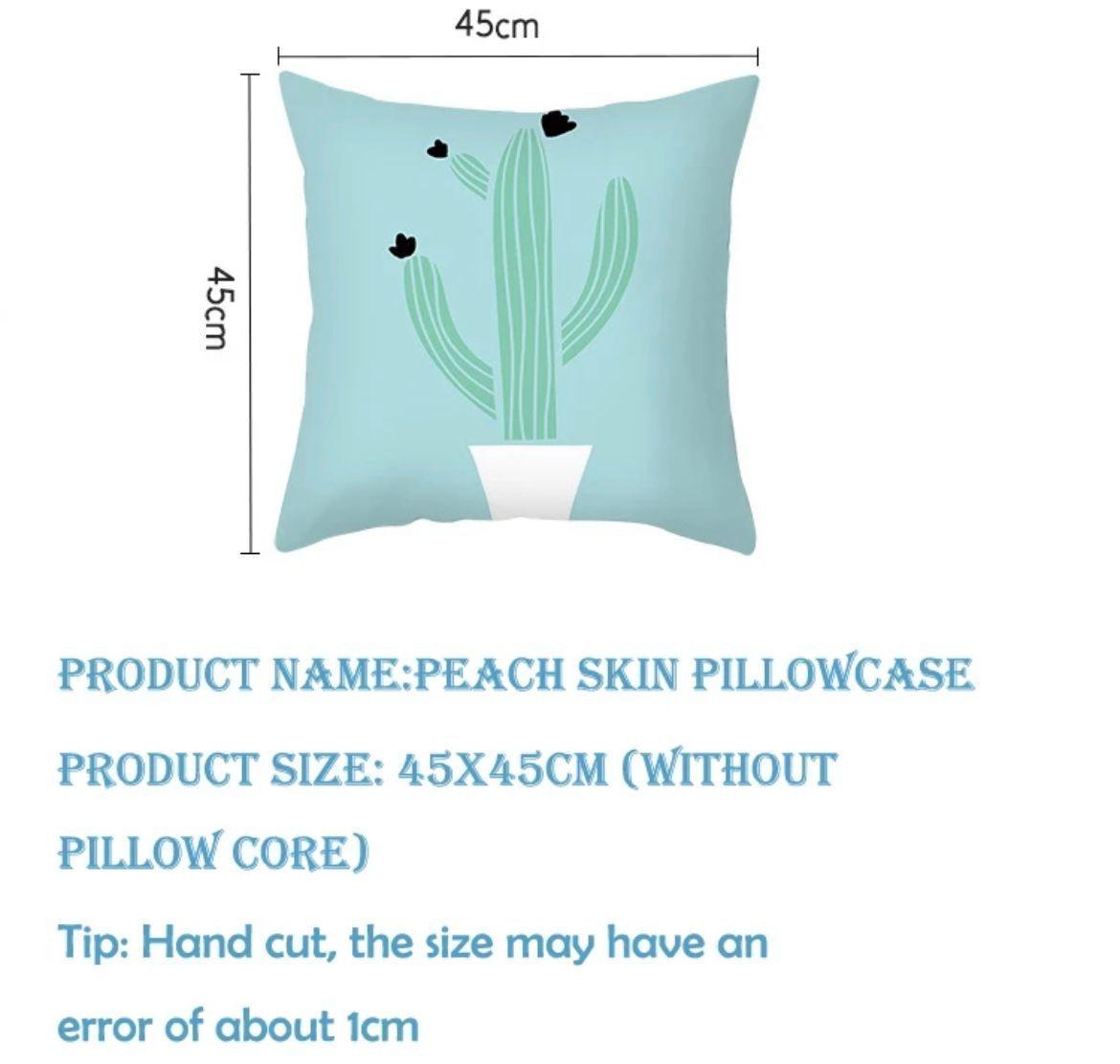 Set de 2 Cojines De Terciopelo Diseño Verano Modelo J 45 X 45CM-4