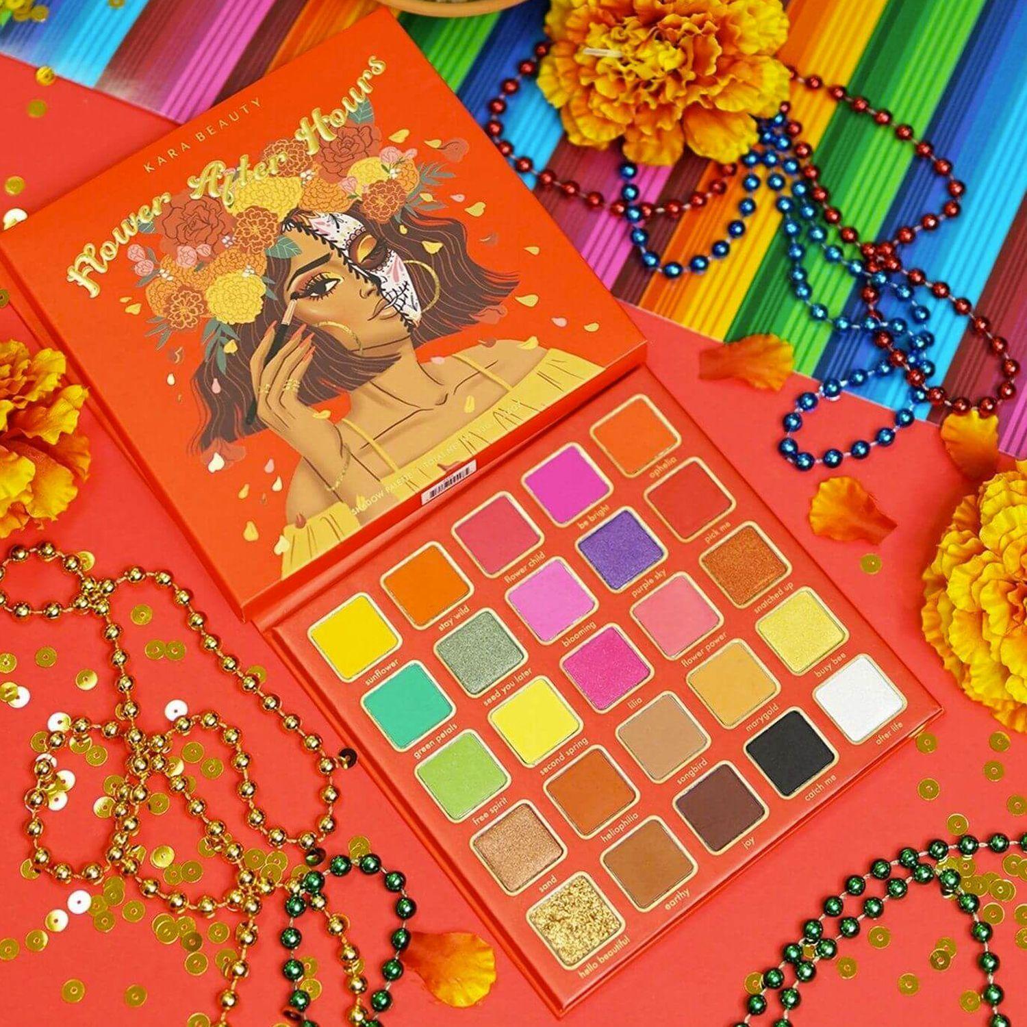 Paleta de Sombras "Flower After Hours" Kara Beauty-5