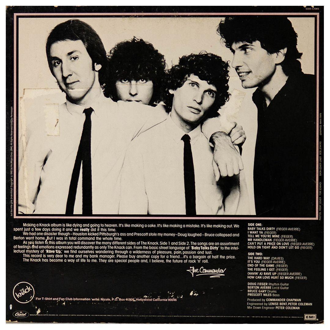 KNACK  - BUT THE LITTLE GIRLS UNDERSTAND VINILO USADO-1