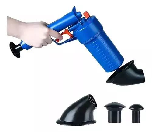 Sopapo Con Presión Destapador De Cañería Fregadero Baño-7