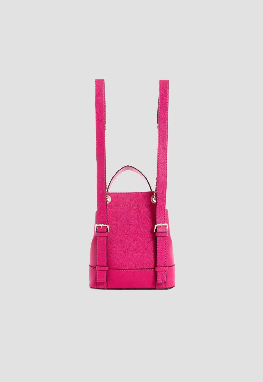Mochila Cordelia Logo Flap Backpack Rosado Guess-2