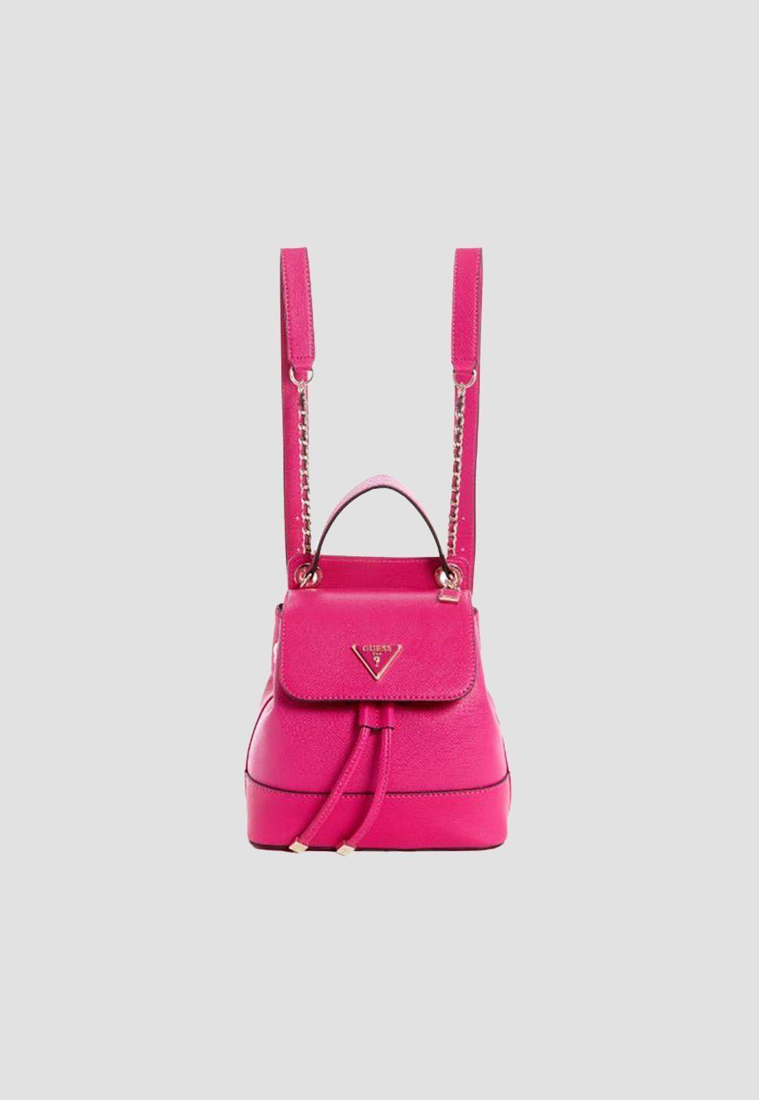 Mochila Cordelia Logo Flap Backpack Rosado Guess-0