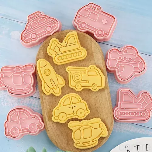 8 Cortador Galletas Cortadores Galletas Moldes Vehículos-1