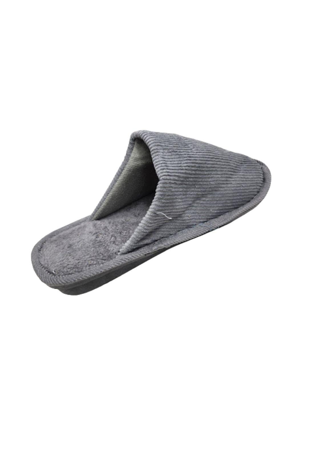 Pantufla Hombre Gris Invierno-1