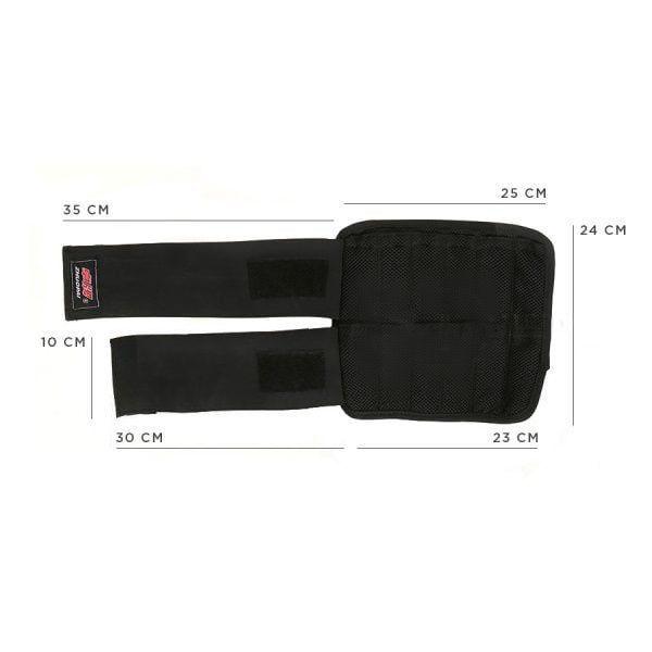 Muñequeras PRO ajustables – Varillas de acero 5 x 2 = 10 kg-2