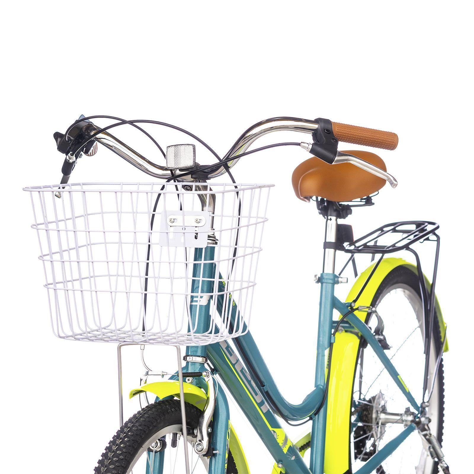 Bicicleta Dama Aro 26 Urbana 6 Velocidades Verde Best-3