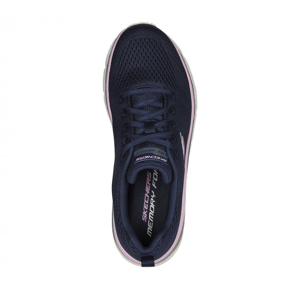 Zapatilla Mujer Fashion Fit Azul Skechers-1