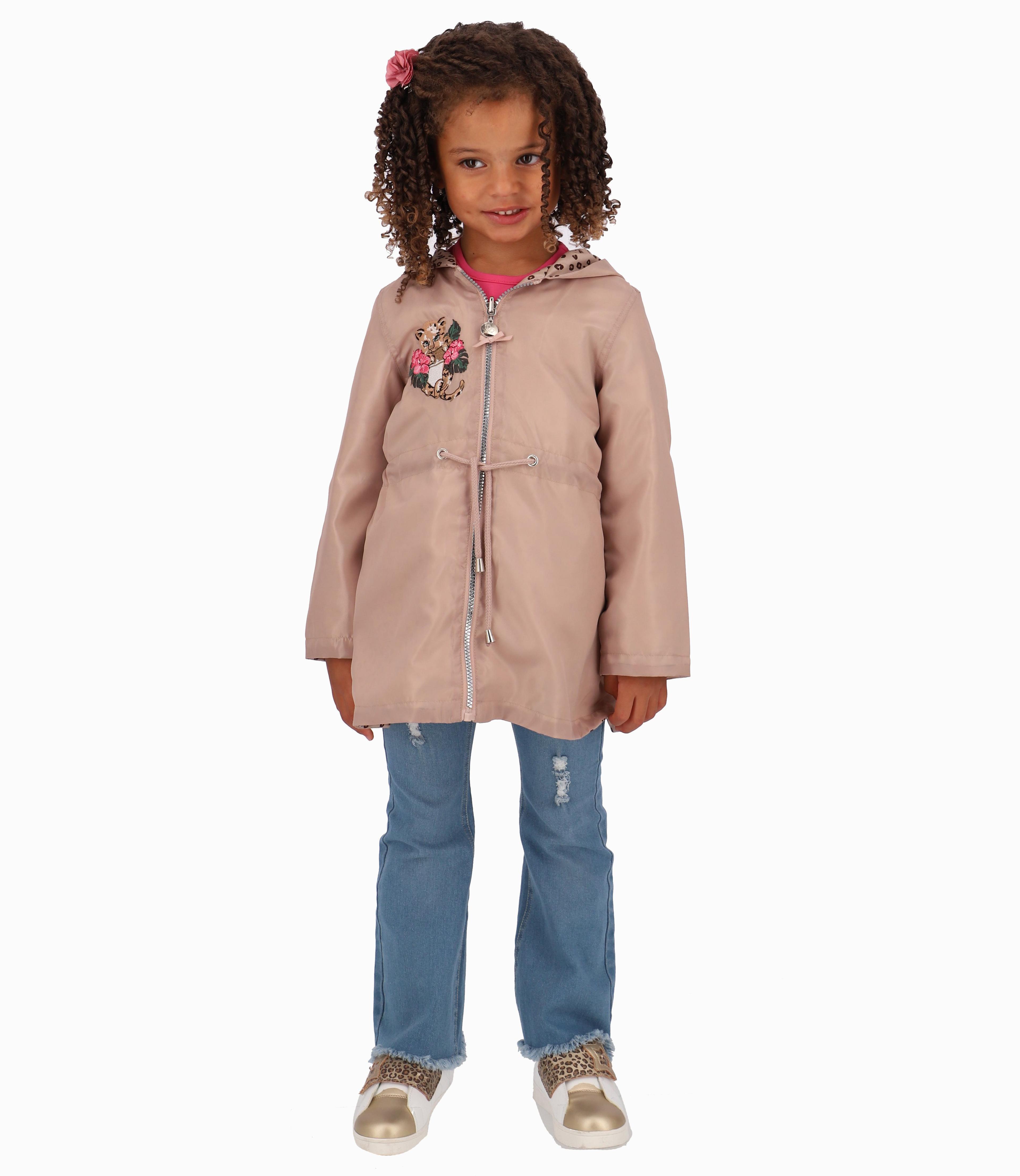 Chaqueta Niña Reversible Limonada Beige-0