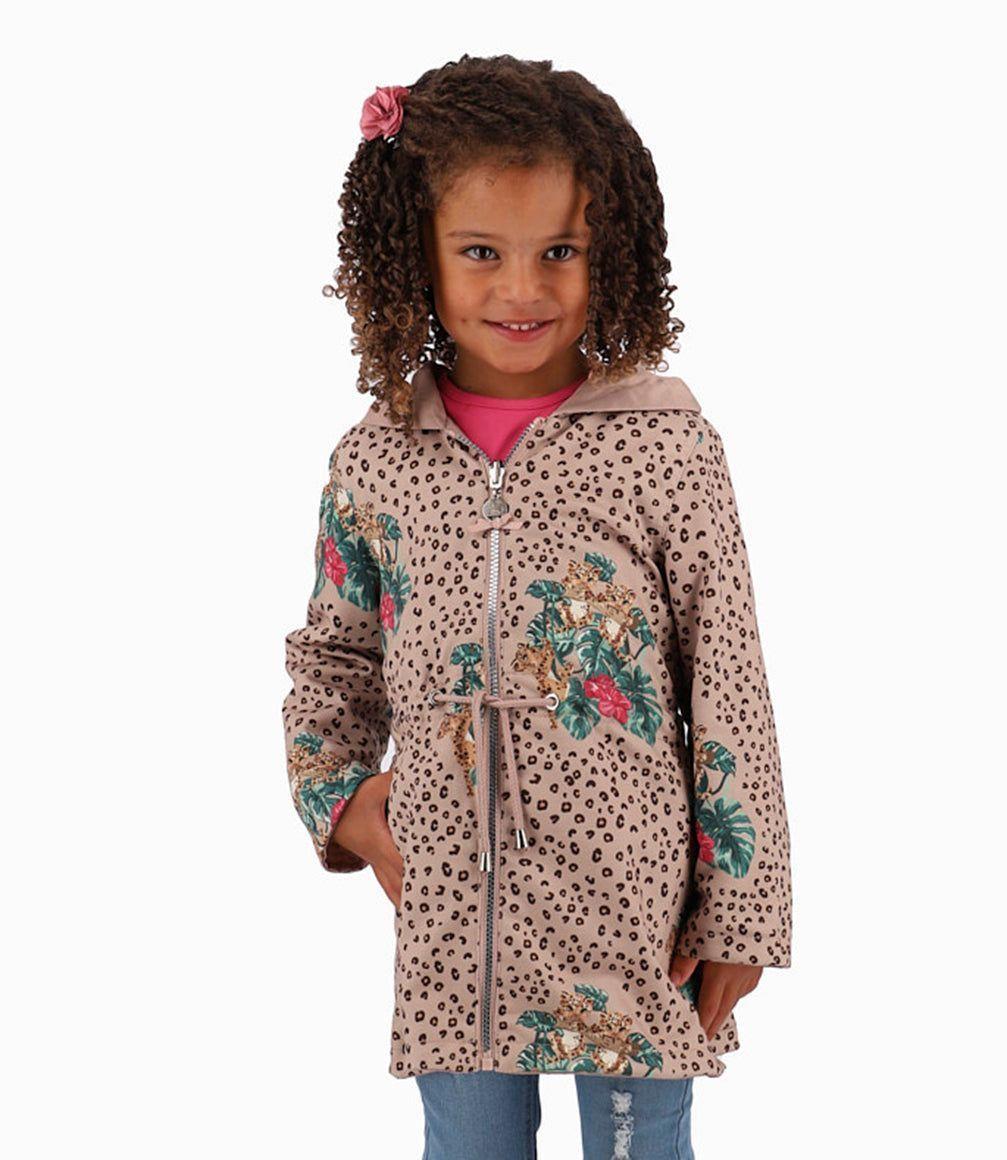 Chaqueta Niña Reversible Limonada Beige-4