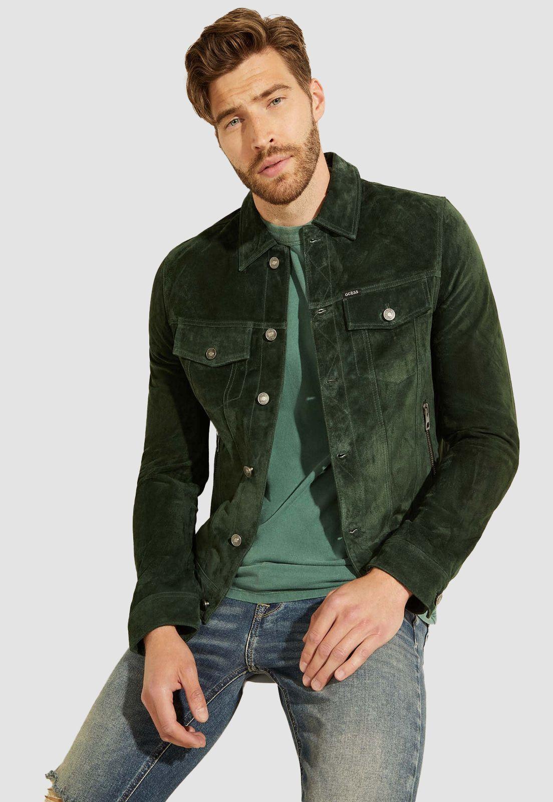 Chaqueta Guess Ls Dust Suede Trucker-0