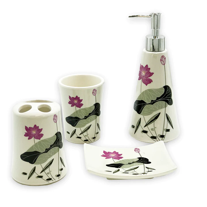 Set de Accesorios para Baño 4 piezas - PureBath™-0