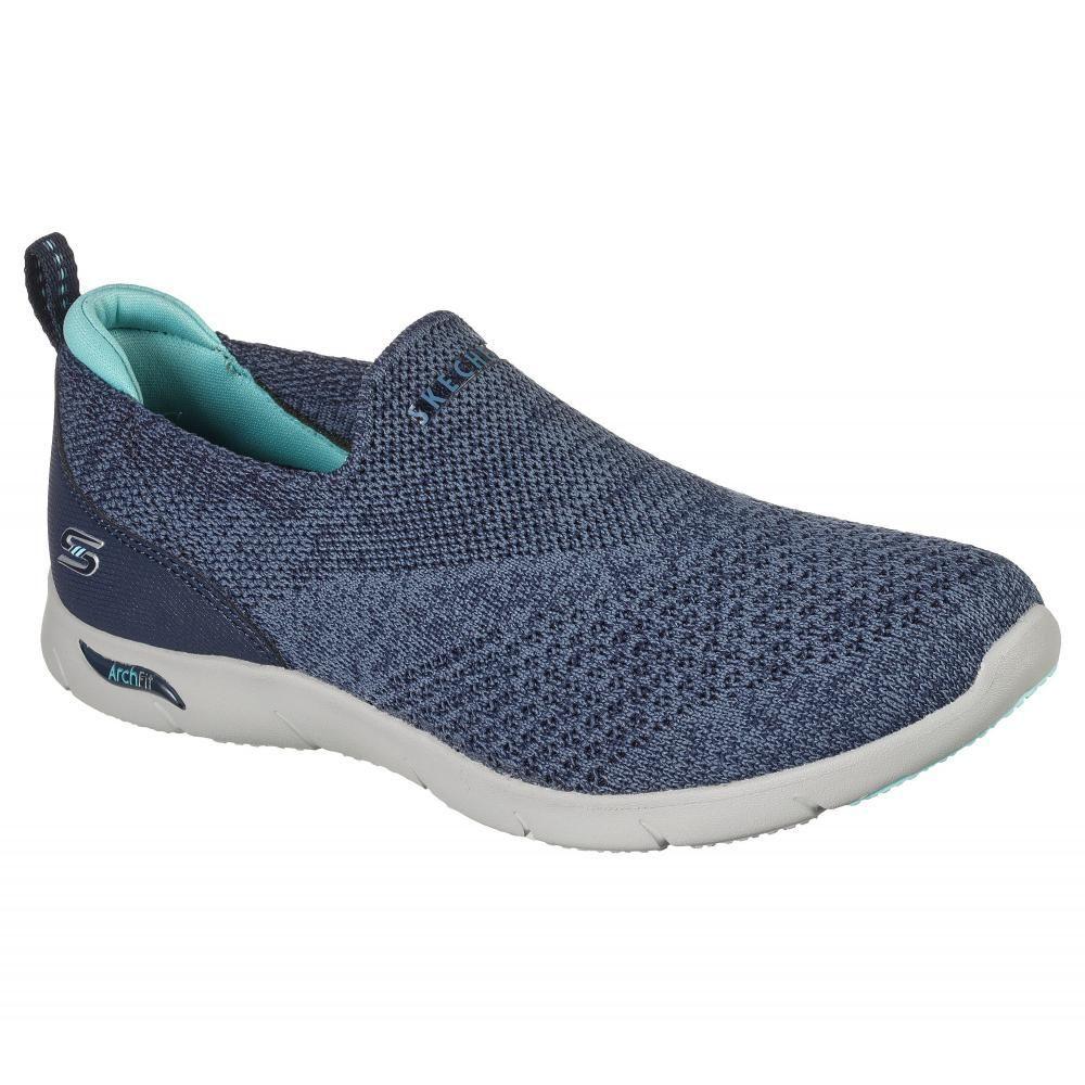 Zapatilla Mujer Arch Fit Refine Navy Skechers-0