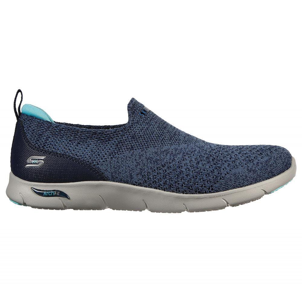 Zapatilla Mujer Arch Fit Refine Navy Skechers-4