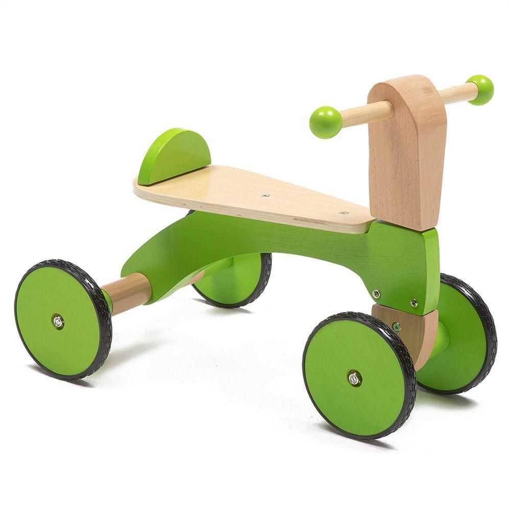 Triciclo 4 Ruedas de Madera-0