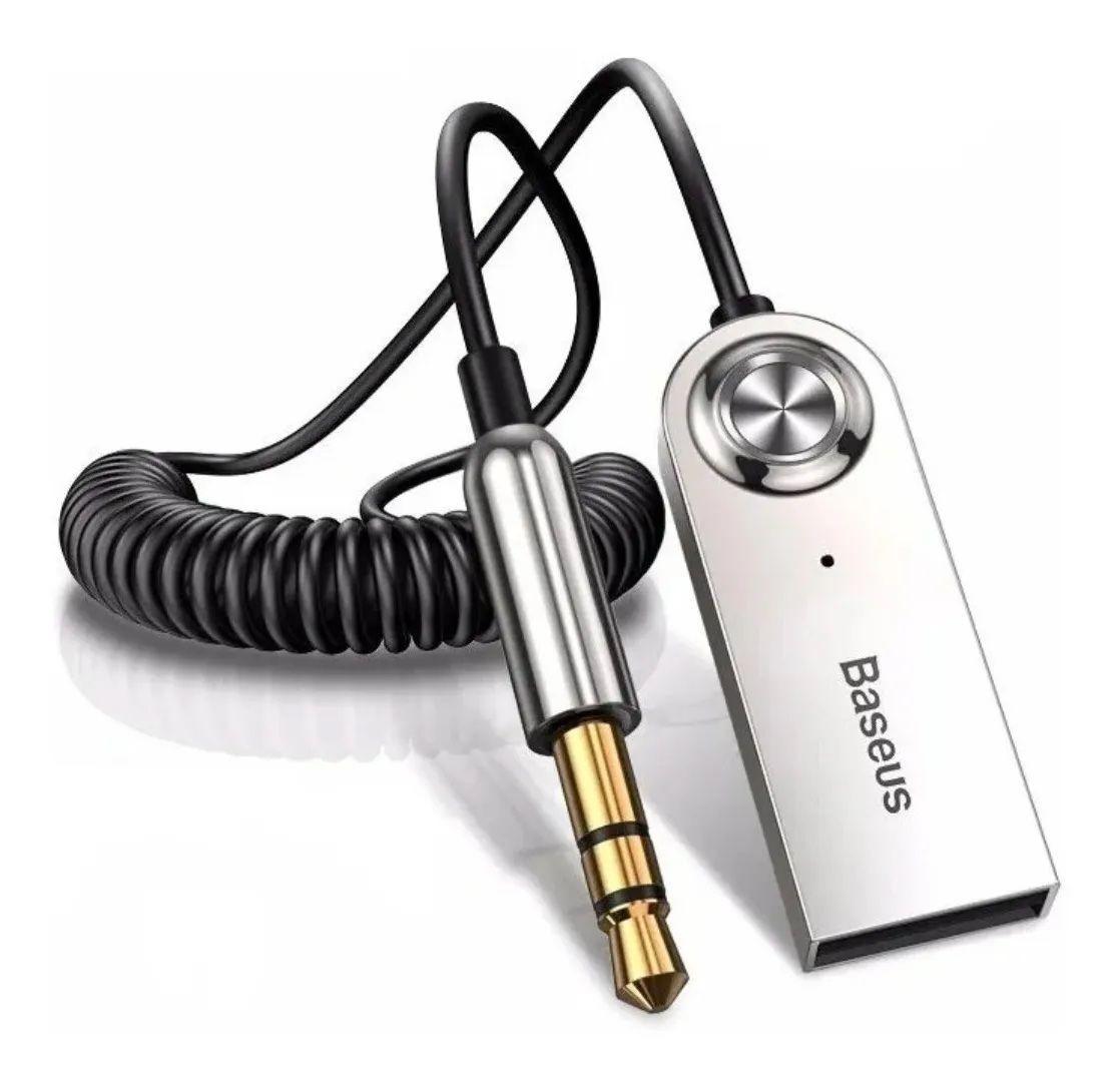 Receptor Bluetooth Auto Baseus Usb A Auxiliar 3.5mm Usb- Aux-0