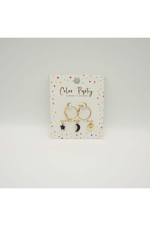 Aros Set Constelations Dorados i-D-1