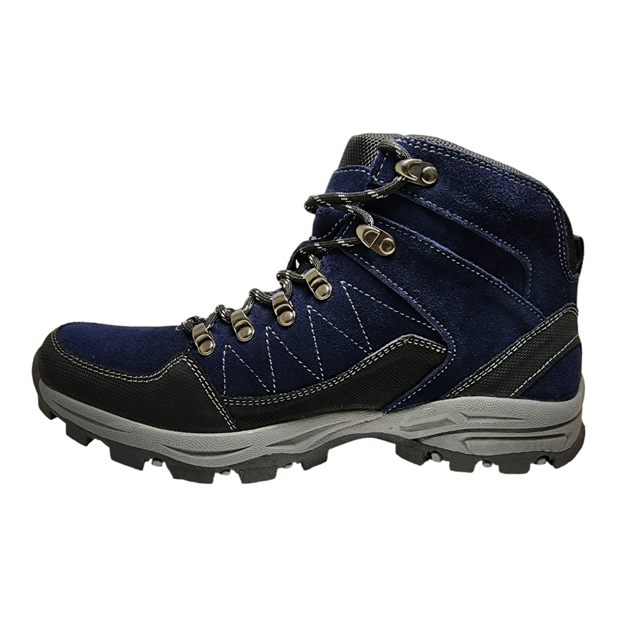 Zapatilla Hombre Caña Natgeo Azul y Negro-3