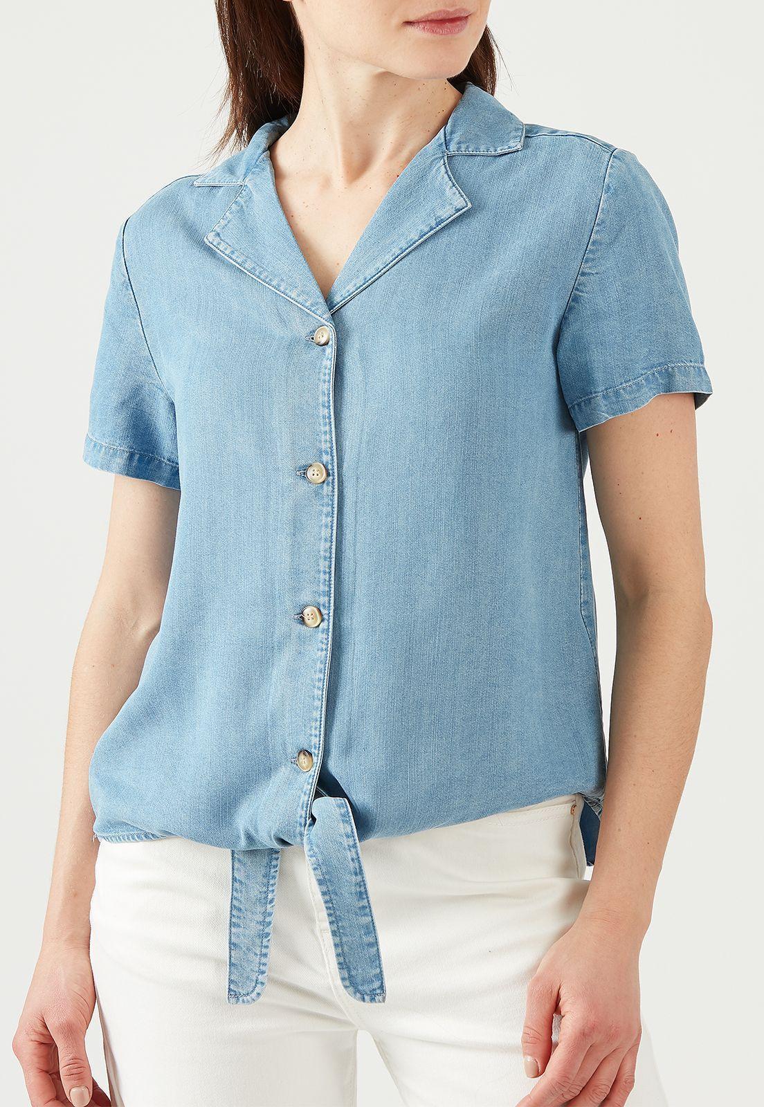 Blusa Alice Celeste-0