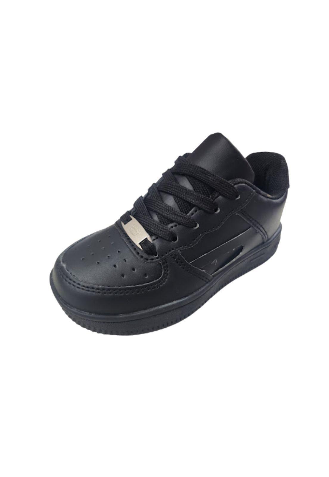 Zapatilla Negro Escolar-0