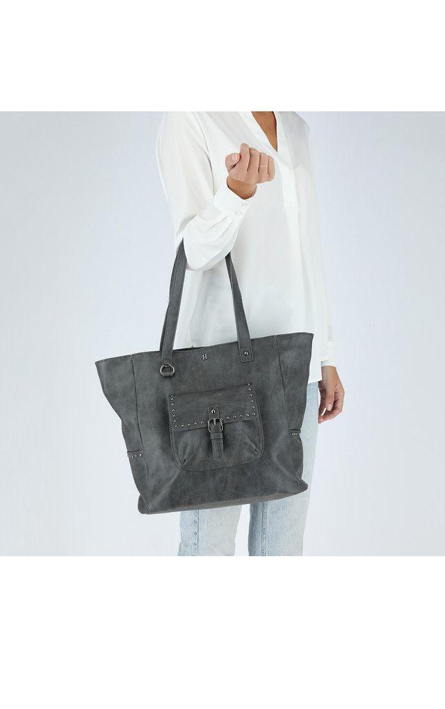 Cartera Hombro Petra Gris Humana-3