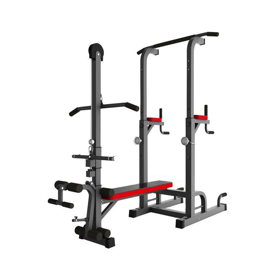 ESTACIÓN MULTI FUNCIÓN TSQ FULL BANCO PECHO PUSH DOMINADAS 1041-0