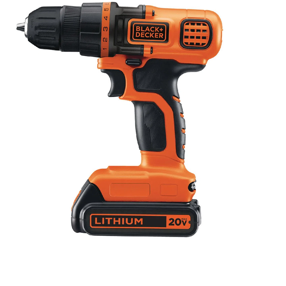 Taladro Rotación Atornillador 20V BCD702C1-B2 Black And Decker-0
