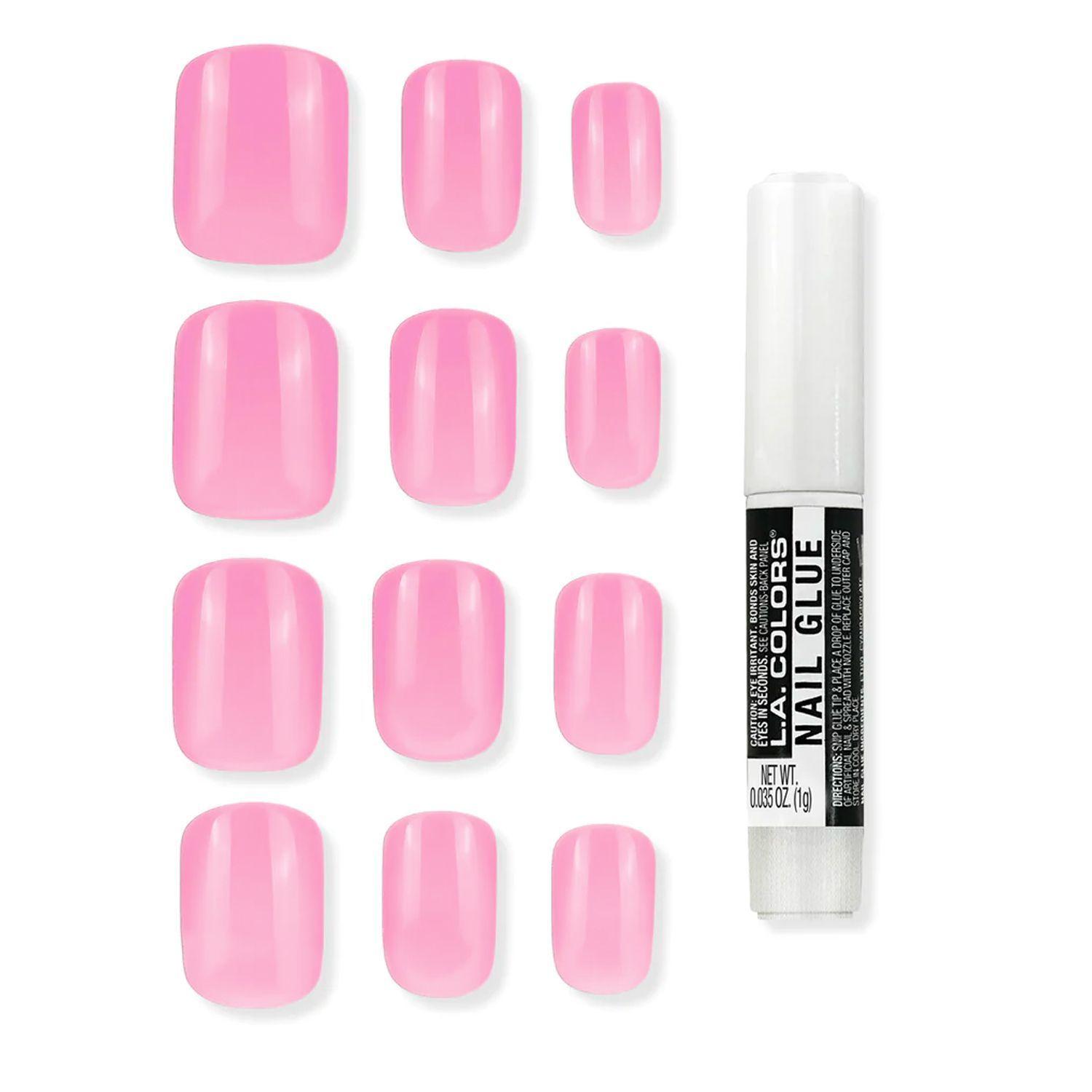 Set de Uñas Gel Press On "Girl Talk" L.A Colors-1
