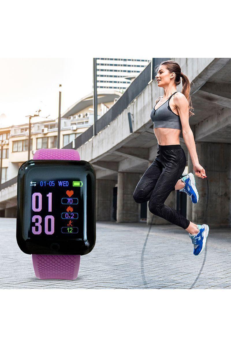 Reloj Inteligente Smartwatch D13 IP67 Púrpura-5
