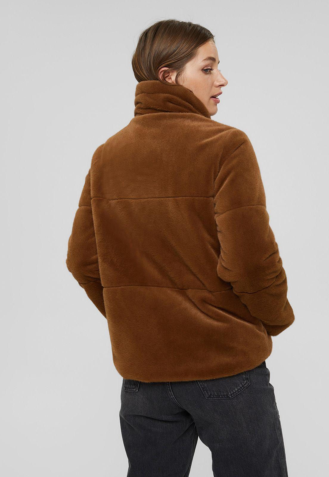 Chaqueta Con Cuello Mao Esprit-1