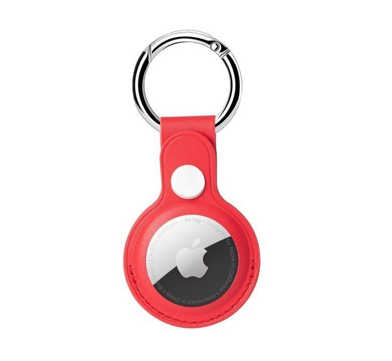 Funda Compatible Apple Airtag Localizador Perro Gato Rojo-0
