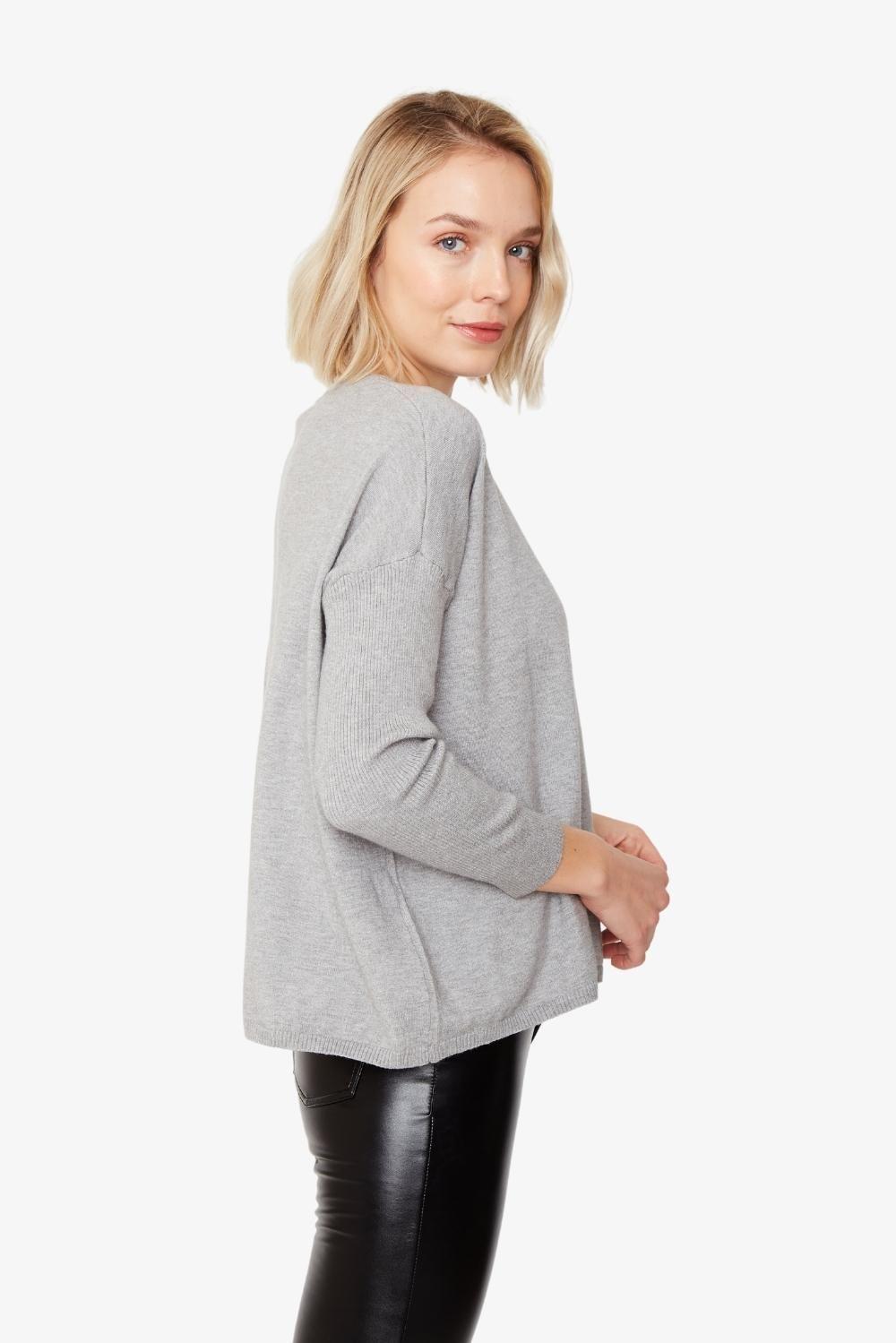 Chaleco María gris-1