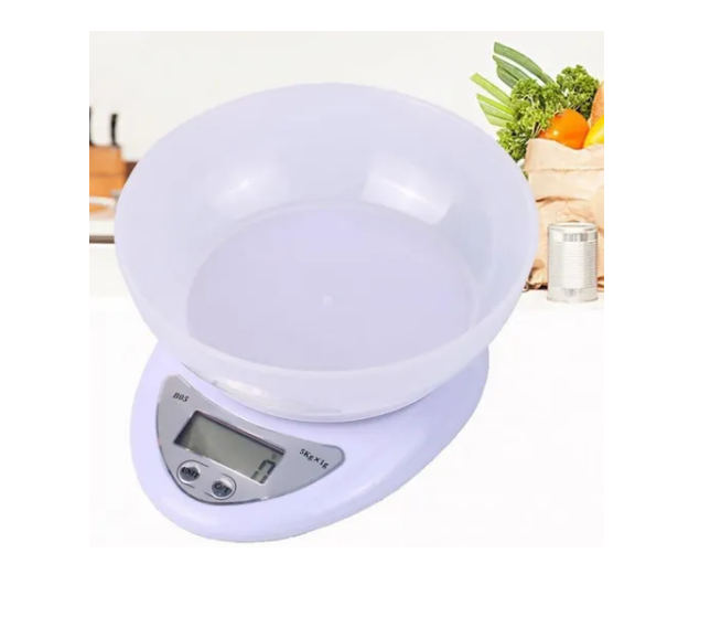 Balanza Pesa Digital De Cocina Hasta 1g-5kg Alta Precisión-1