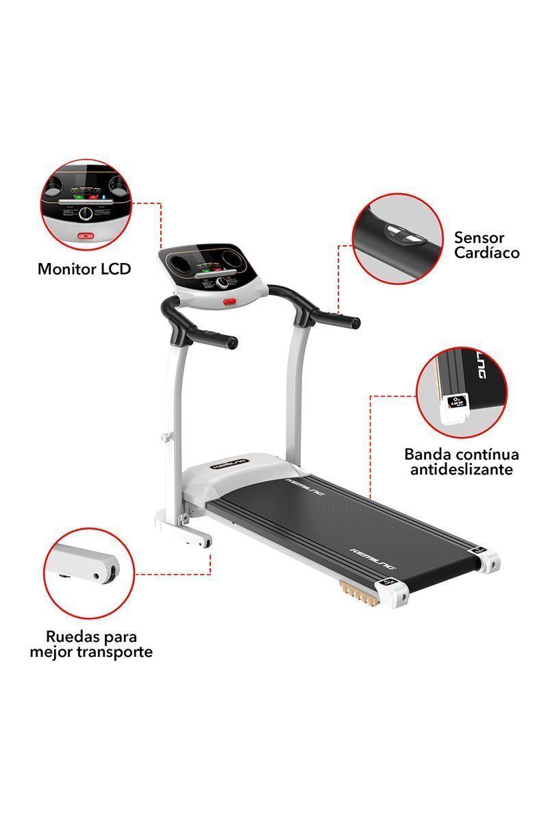 Pack Trotadora M201+ Bicicleta Magnetica 4K Blanco-3