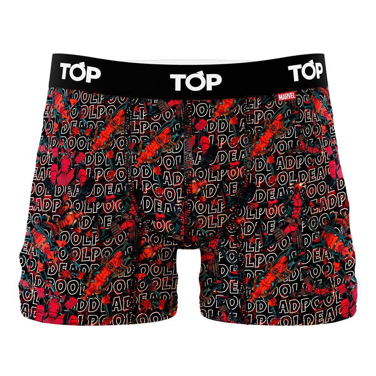 Boxer Medio Microfibra Pack 3 Marvel Deadpool Top-3