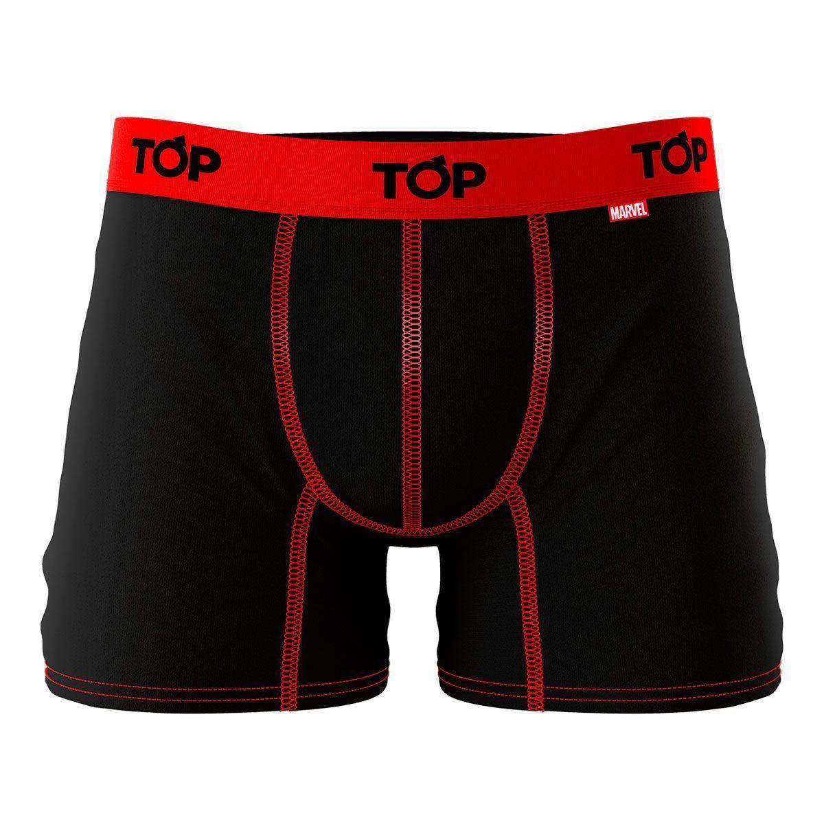 Boxer Medio Microfibra Pack 3 Marvel Deadpool Top-2