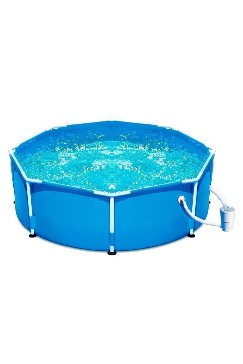 Piscina con Filtro y Estructura de Acero 6.125 L 360 x 76 cm-0