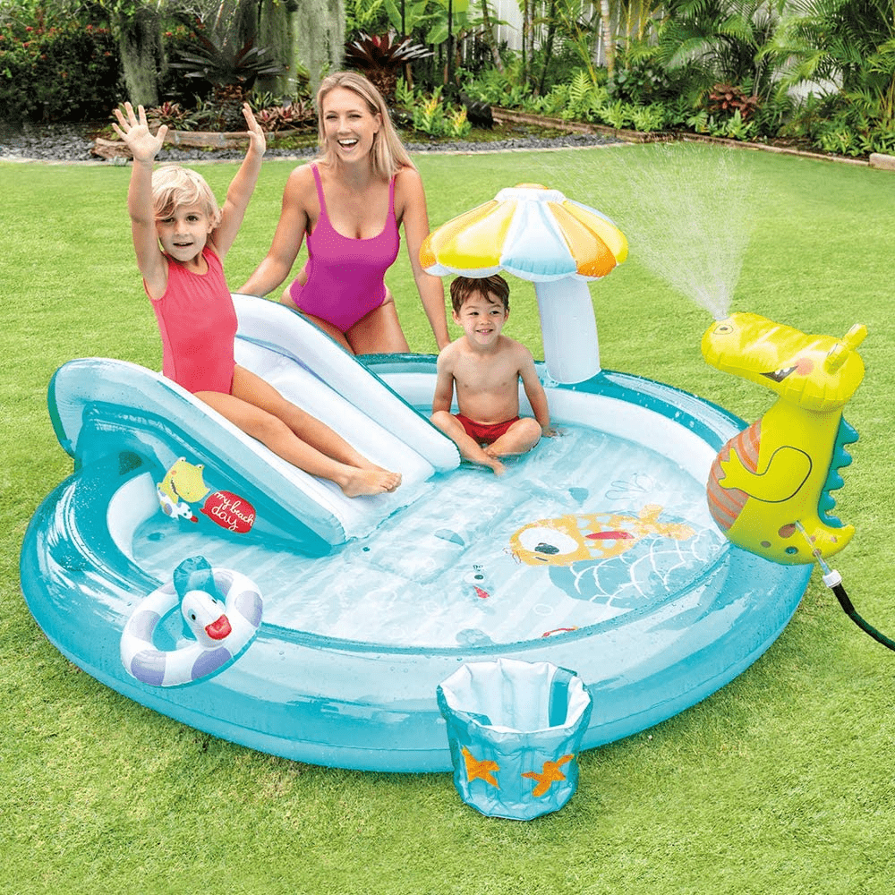 Centro de Actividad Inflable Cocodrilo Gator-6