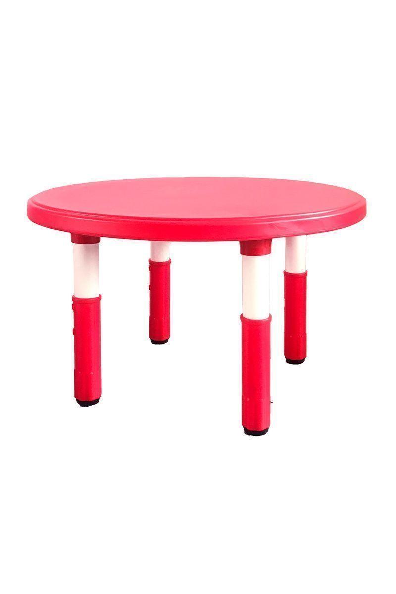 Mesa Redonda Infantil Rojo-0