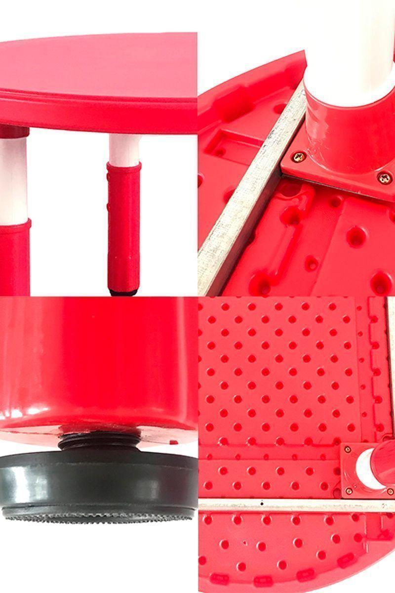 Mesa Redonda Infantil Rojo-4