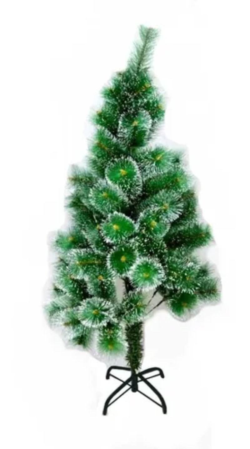 Árbol De Navidad Verde Con Blanco 120 Cm-0