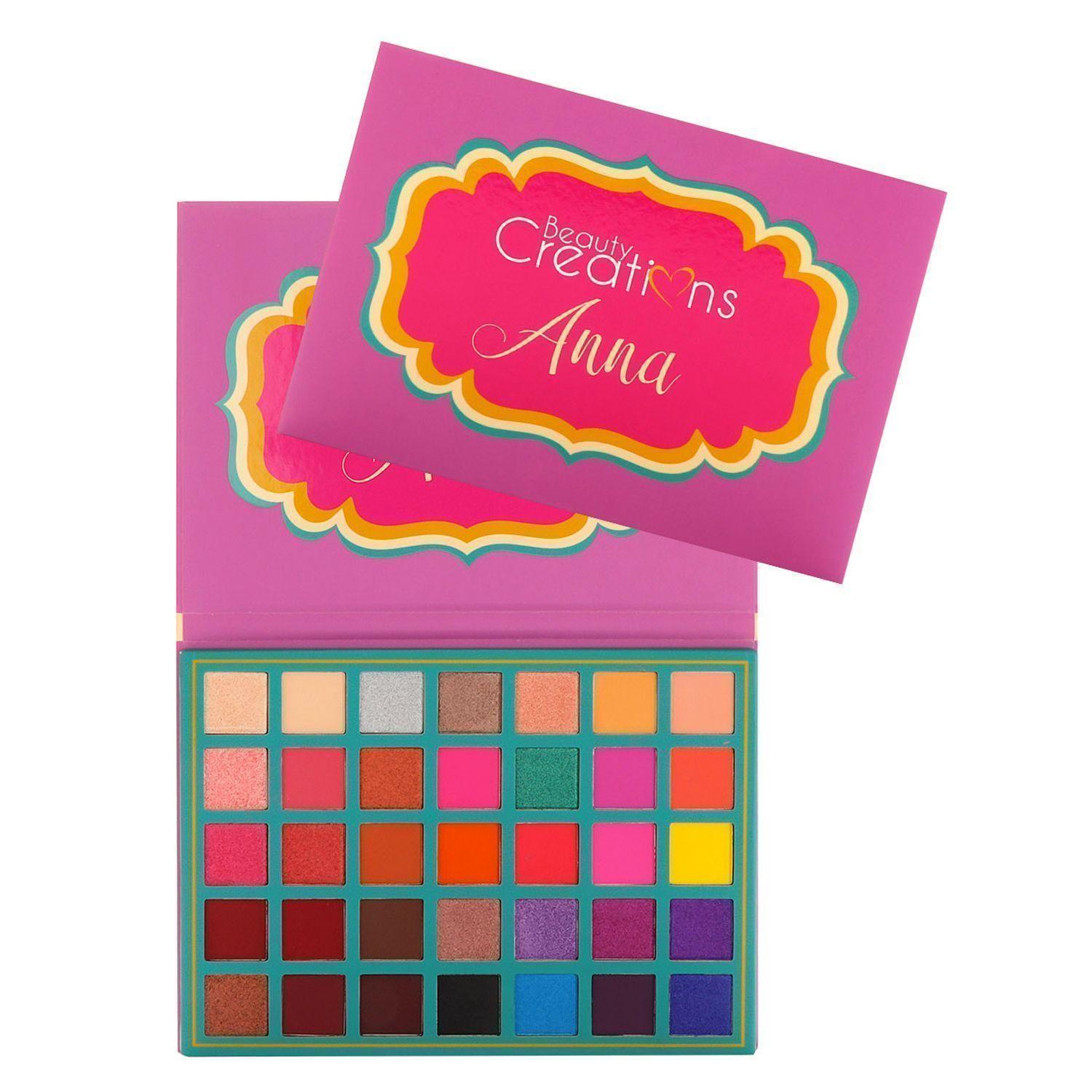 Pack Paleta sombras «Anna» + 5 brochas + Estuche-1