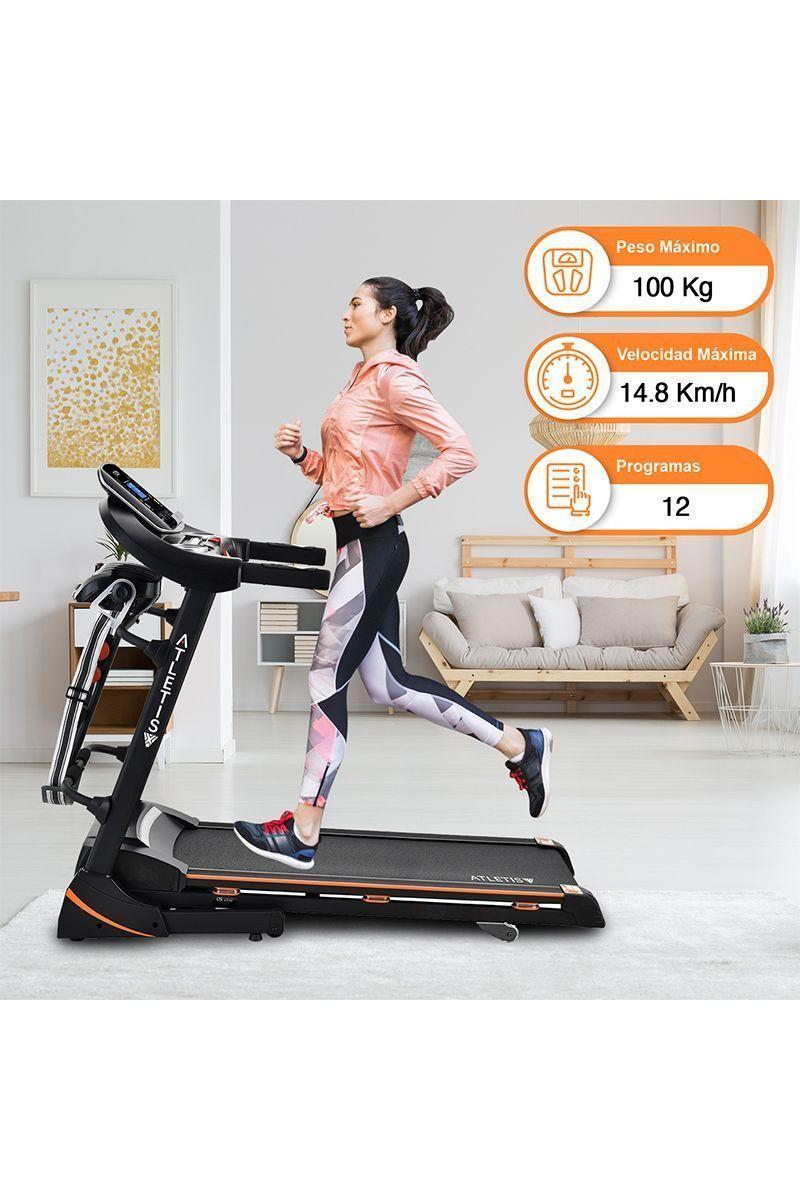 Trotadora Atletis Fit BSD8218 MP3 USB Negro-1