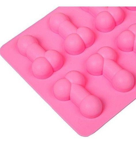 Molde Silicona Pene Gelatinareposteria Jabón Chocolate Hielo-5