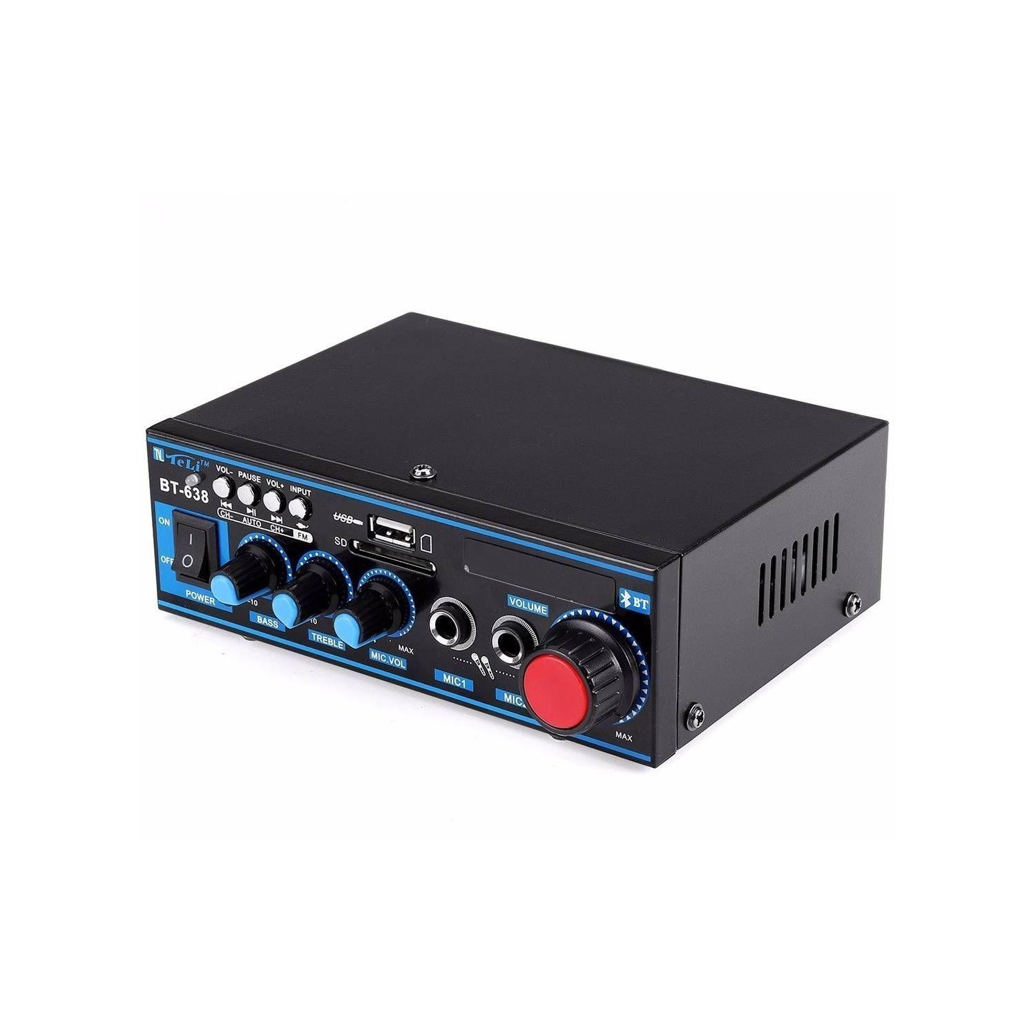 Mini Amplificador Bluetooth Digital Hifi 2ch-0