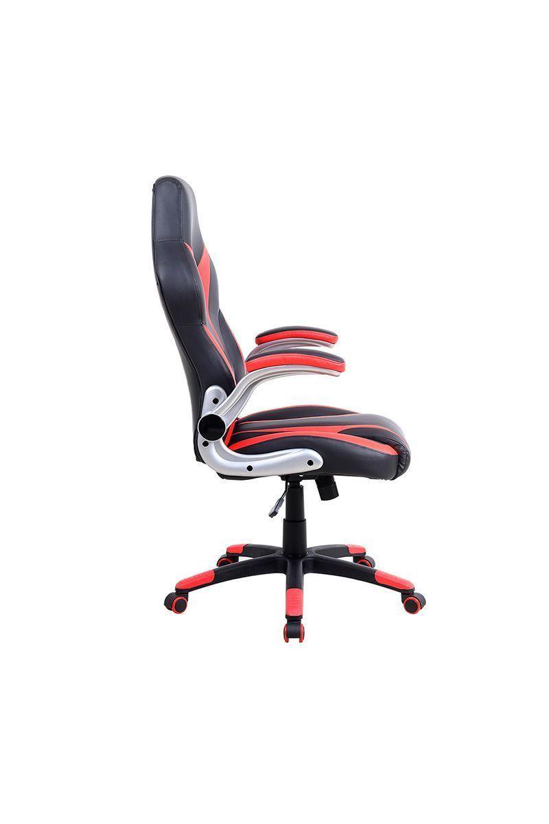 Silla Gamer con Altura Regulable Rojo-3