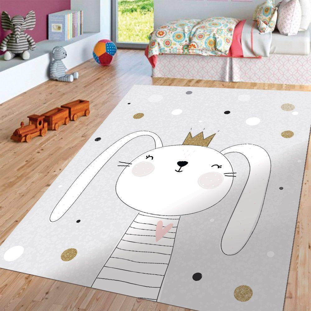 Alfombra Infantil Tan Solo Coneja 140x160cm-2