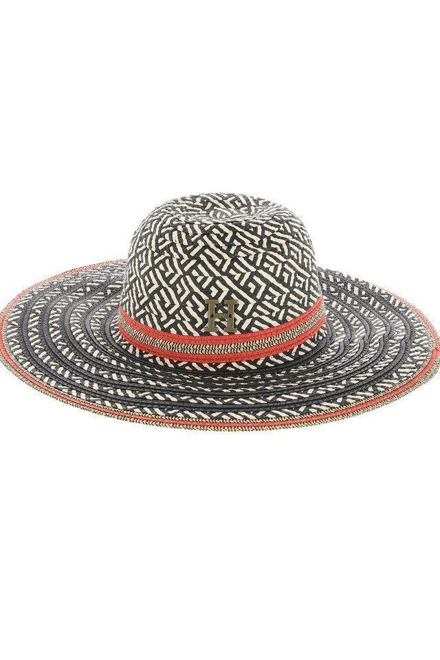 Sombrero Negro Y Beige Black Nitro Stripes Humana-0